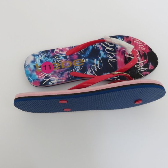 Bebe Flip Flop sandals size 11 - Picture 5 of 6